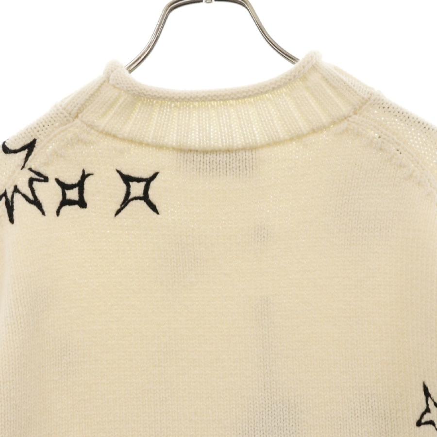 DIOR ニットセーター (ディオール) 23AW Knit Sweater ディオール 23AW Concelation Embroidery Knit Sweater 星座ロゴ刺繍