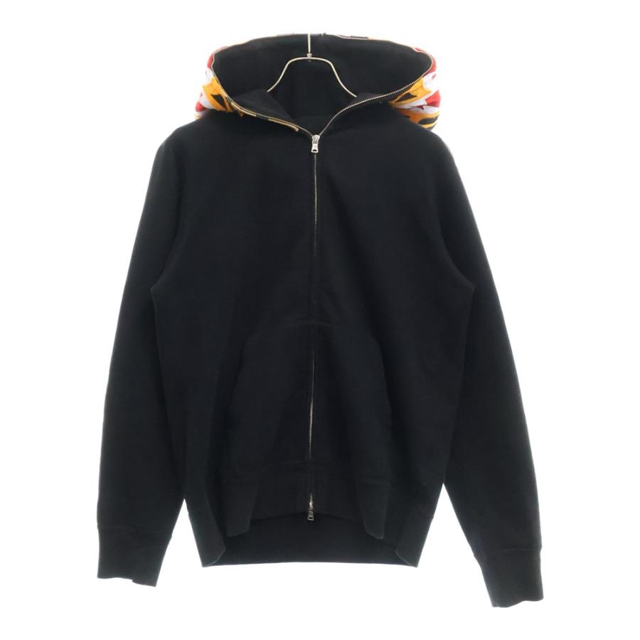 アベイシングエイプブラックパーカー A BATHING APE HOODIE