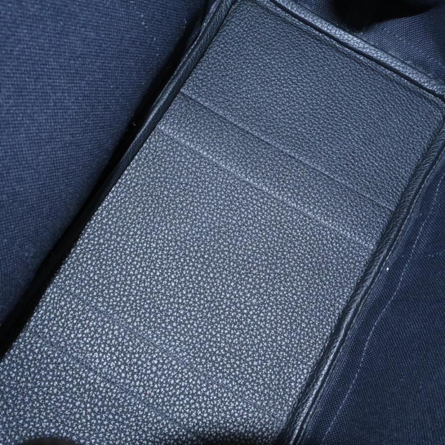 HERMES エルメス ガーデンパーティー PM Z刻印 キャンバスレザー  