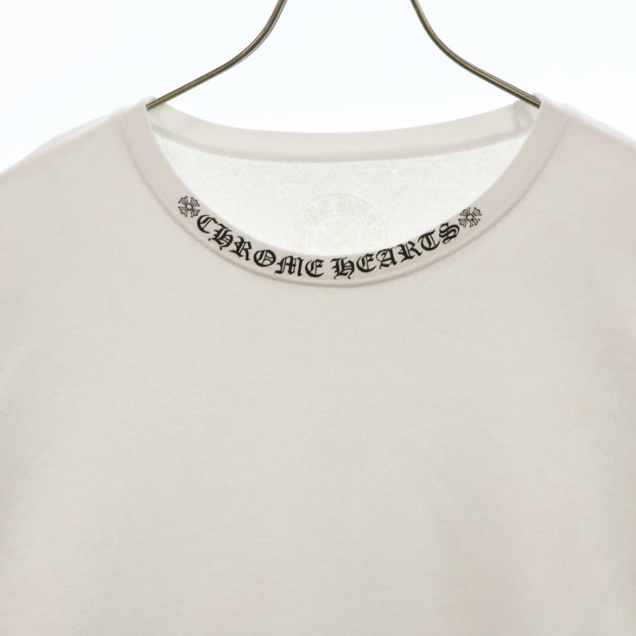 CHROME HEARTS クロムハーツ Neck Logo Crewneck Sweatshirt  
