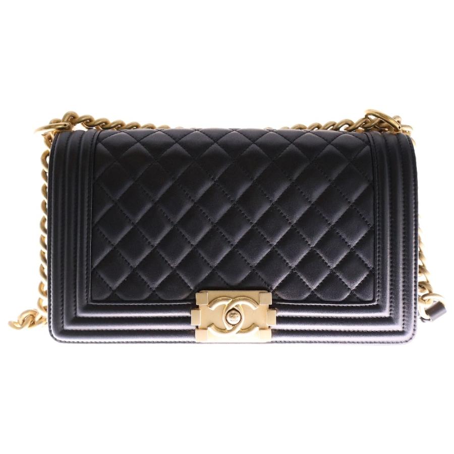 CHANEL シャネル ボーイシャネル25 ラムスキン チェーンショルダー