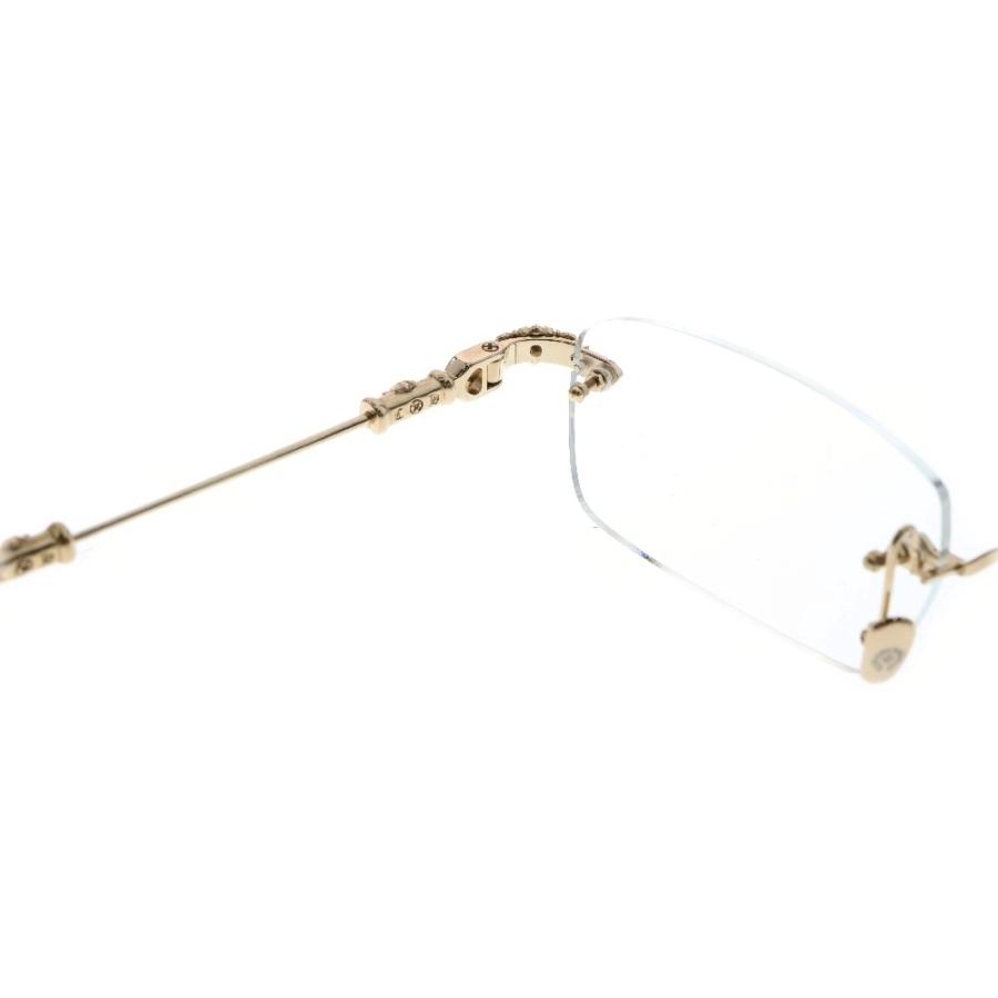 CHROME HEARTS クロムハーツ PILLS 3 ピルズ3 リムレス スクエア