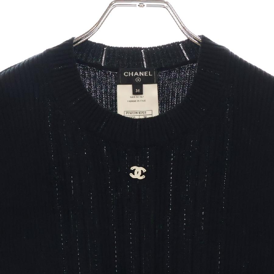 CHANEL（シャネル） 23AW Short Sleeve Knit Shirt ココマーク 半袖
