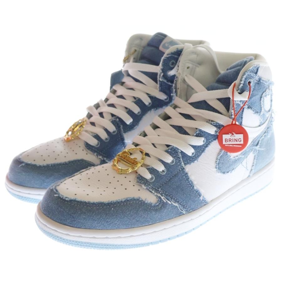Nike Air Jordan 1 デニムハイカットスニーカー 楽天市場】NIKE AIR JORDAN 1 RETRO HIGH OG 【DENIM】 ナイキ