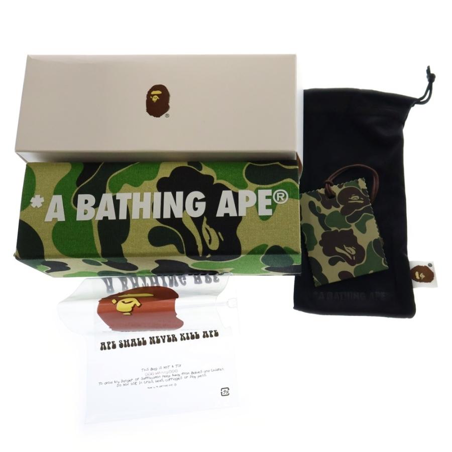 ほぼ新品　BAPE　猿顔付き偏光レンズ　APEカモ彫刻模様　サングラス　メガネ BAPE® STORE CAMO SUNGLASSES | bape.com