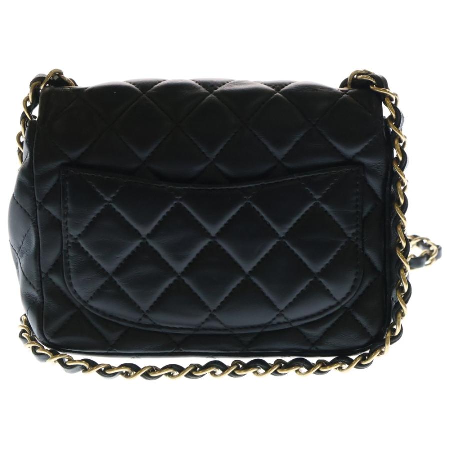 シャネル ラムスキン ミニ マトラッセ ココマーク チェーンショルダー バッグ CHANEL（シャネル） ミニ マトラッセ シングルチェーン ショルダー