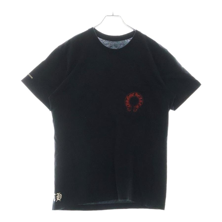 CHROME HEARTS セメタリークロスホースシューtシャツ L 黒