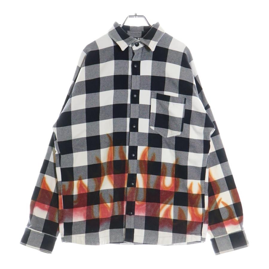 Palm Angels（パームエンジェルス） Burning Logo Overshirt