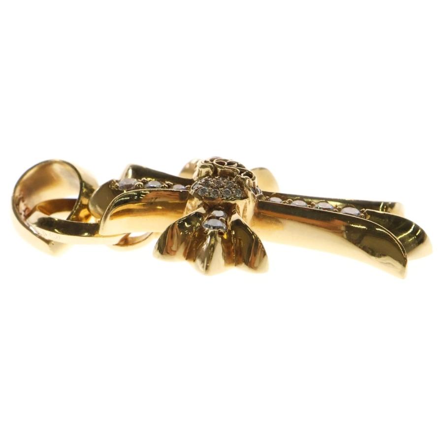 CHROME HEARTS（クロムハーツ） 22K CH CRS HRT P/DIA W/BALE スモール