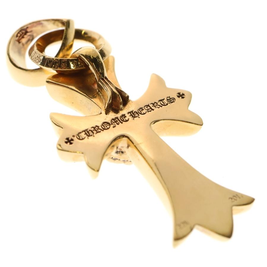 CHROME HEARTS（クロムハーツ） 22K CH CRS HRT P/DIA W/BALE スモール