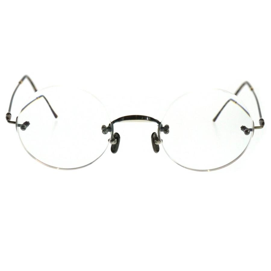 Lunor ルノア クラシックラウンド リムレス ラウンドシェイプメガネ