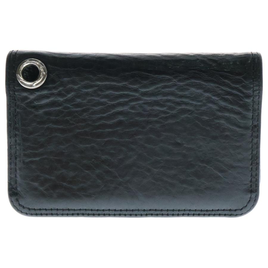 CHROME HEARTS（クロムハーツ） CARD CASE スクロールラベル レザー