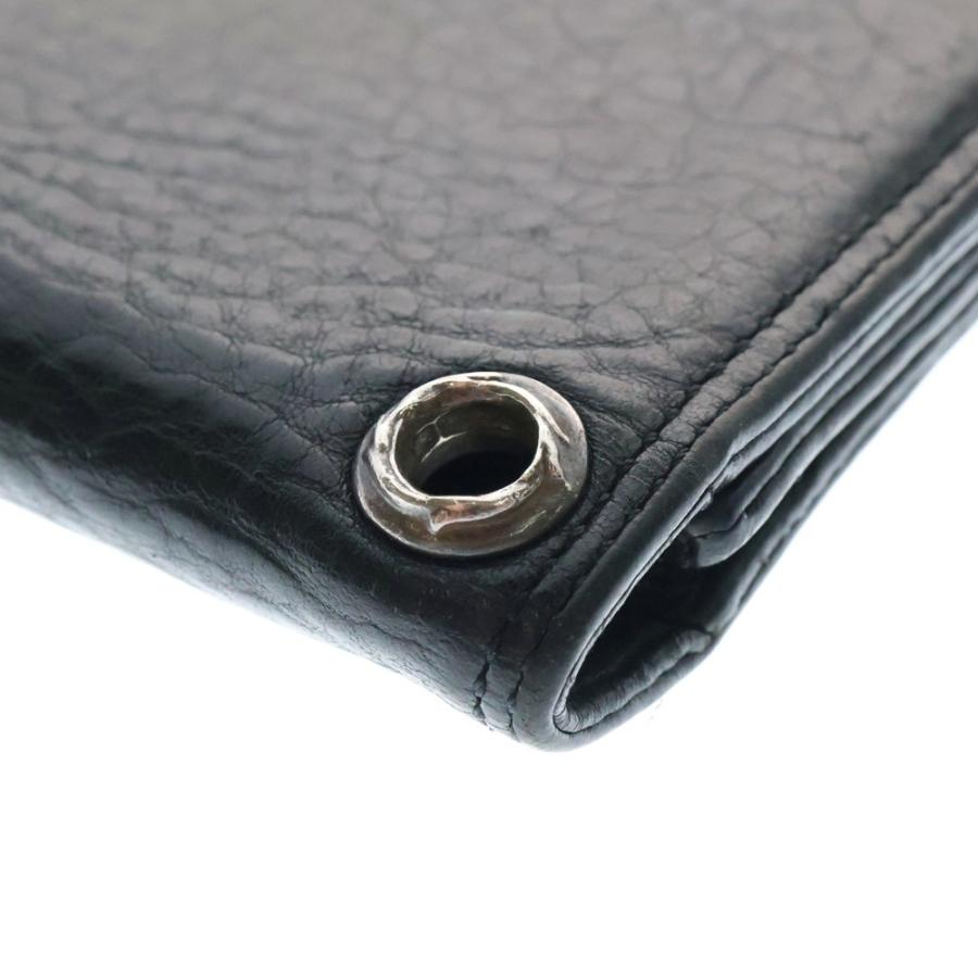 CHROME HEARTS（クロムハーツ） CARD CASE スクロールラベル レザー