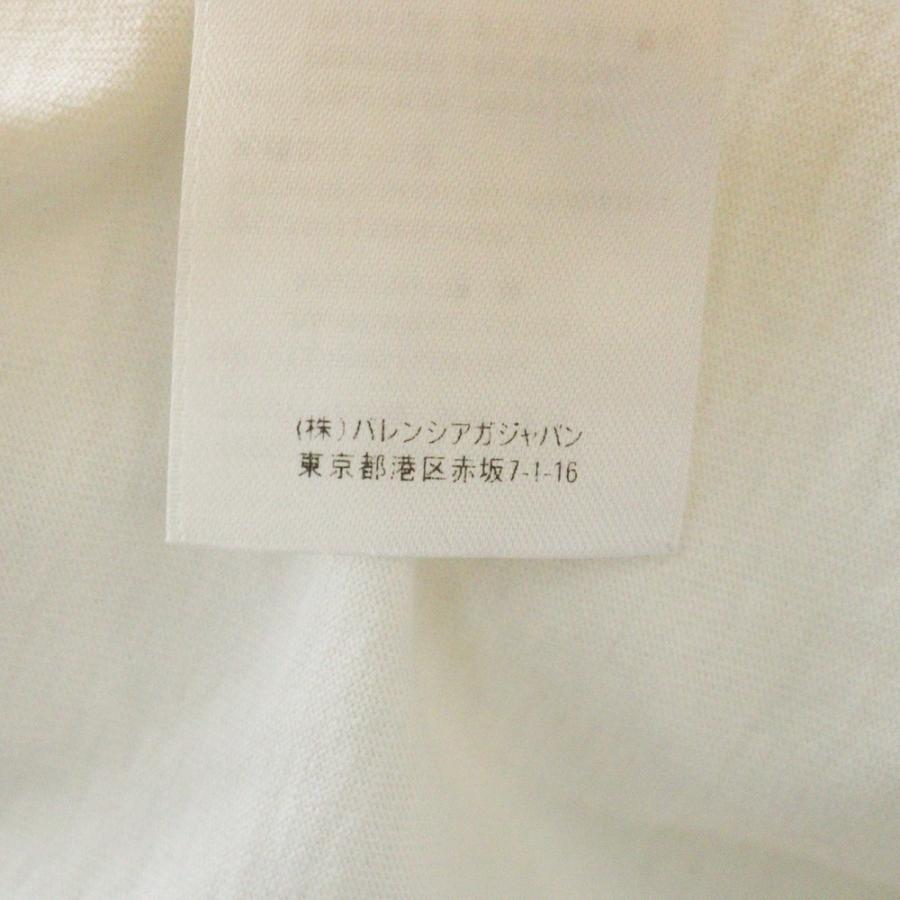 BALENCIAGA バレンシアガ レインボー刺繍ロゴ クルーネック半袖Tシャツ  