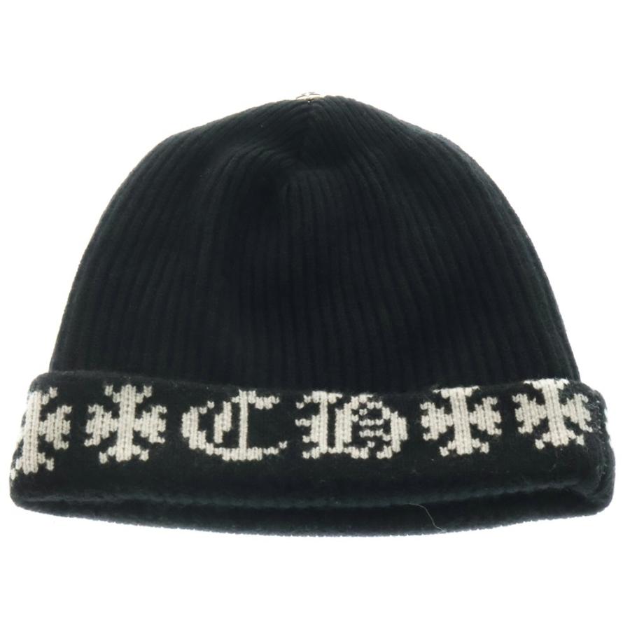 新品未使用 クロムハーツ ビーニー ニットキャップ BIG DADDY ブラック CHROME HEARTS（クロムハーツ） BIG DADDY ビッグダディ スターボール