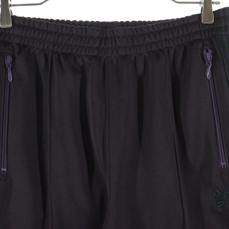【ふー 】Needles トラックパンツ ブラック Sサイズ サイドライン Needles（ニードルス） Poly Smooth Track Pant ポリスムースロゴ刺繍