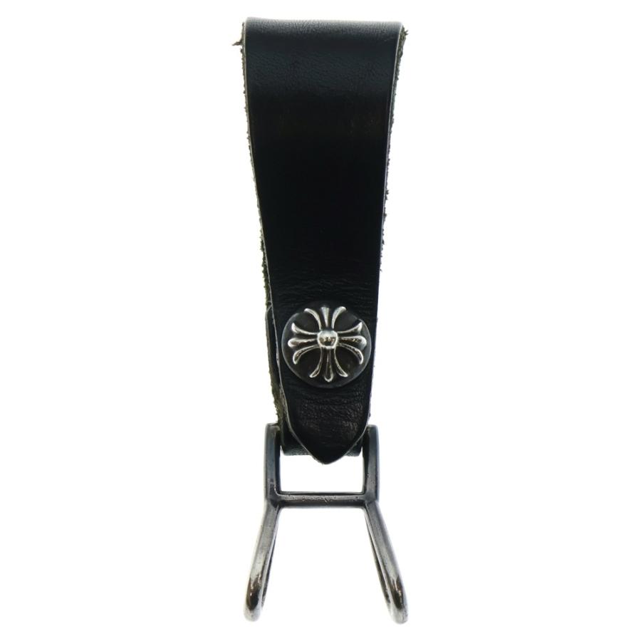 クロムハーツ BELT LOOP クロスボールボタンレザーベルトループ メンズ CHROME HEARTS（クロムハーツ） BELT LOOP クロスボールボタンレザー
