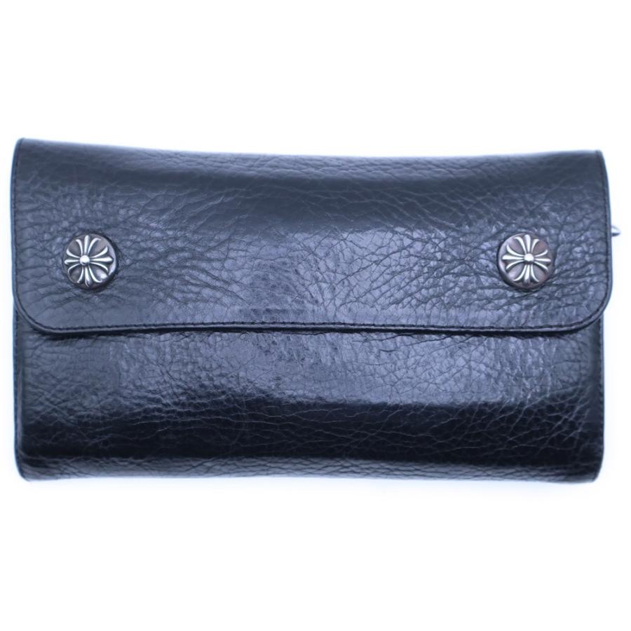 CHROME HEARTS（クロムハーツ） WAVE ウェーブ レザーウォレット 財布