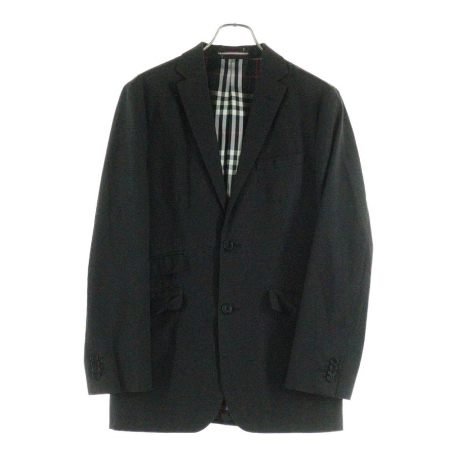 バーバリー ブラックレーベル セットアップ スーツ ベロア ブラック ストライプ BURBERRY BLUE LABEL - バーバリー ブラックレーベル BURBERRY BLACK