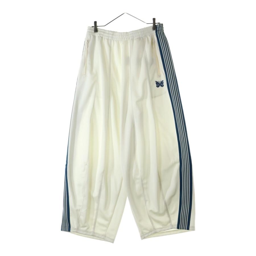 S ヒザデル　ホワイト　ブルー　needles トラックパンツ Needles（ニードルス） H.D. Track Pant ヒザデル トラックパンツ