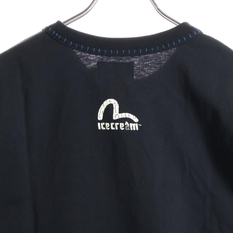 EVISU（エヴィス） エビス ×ICECREAM 両面プリント クルーネック半袖T
