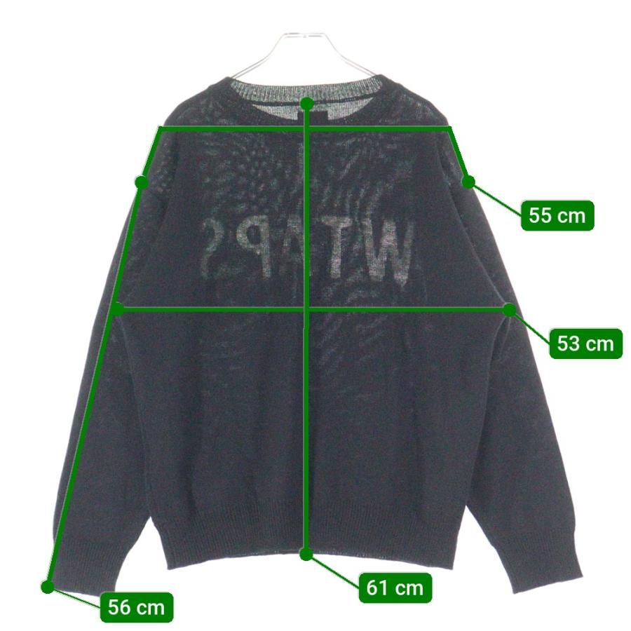 WTAPS（ダブルタップス） DECK SWEATER ロゴ刺繍 クルーネック長袖