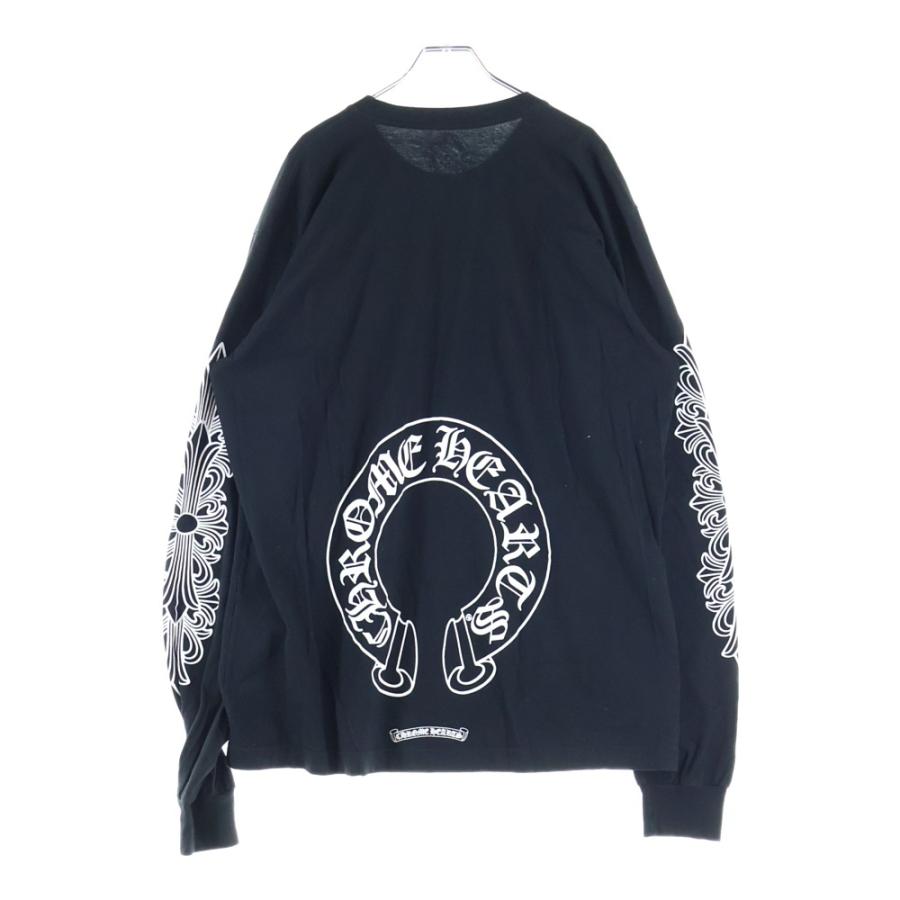 CHROME HEARTS（クロムハーツ） FLRL CRS HORSESHOE LS TEE バック 