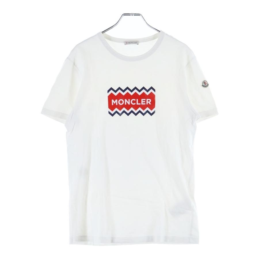 Moncler ロゴプリント Tシャツ moncler プリントtシャツ
