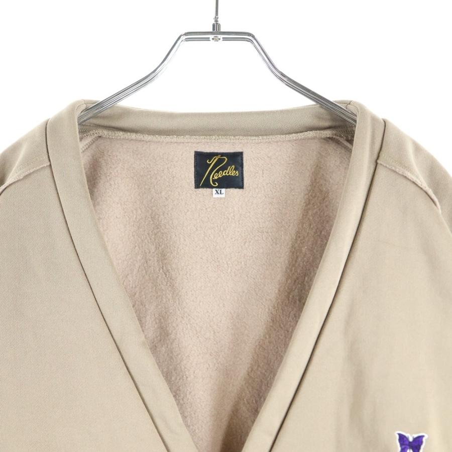 Needles（ニードルス） パピヨン刺繍 中綿 Vネックカーディガン