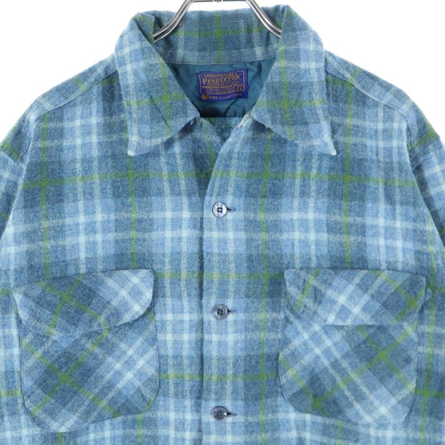PENDLETON（ペンドルトン） 70s タータンウールチェック長袖シャツ