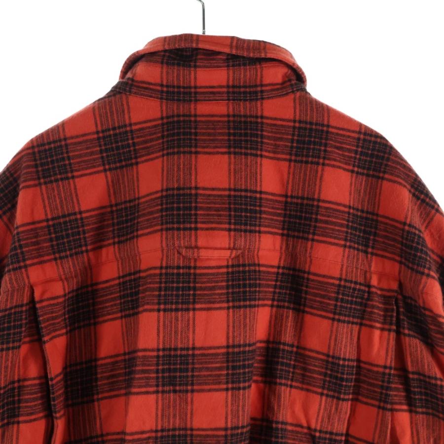 バレンシアガ　BALENClAGA 鉱石柄 抽象模様 コットンシャツ サイズ37 BALENCIAGA（バレンシアガ） ドッキングデザイン チェック柄コットン