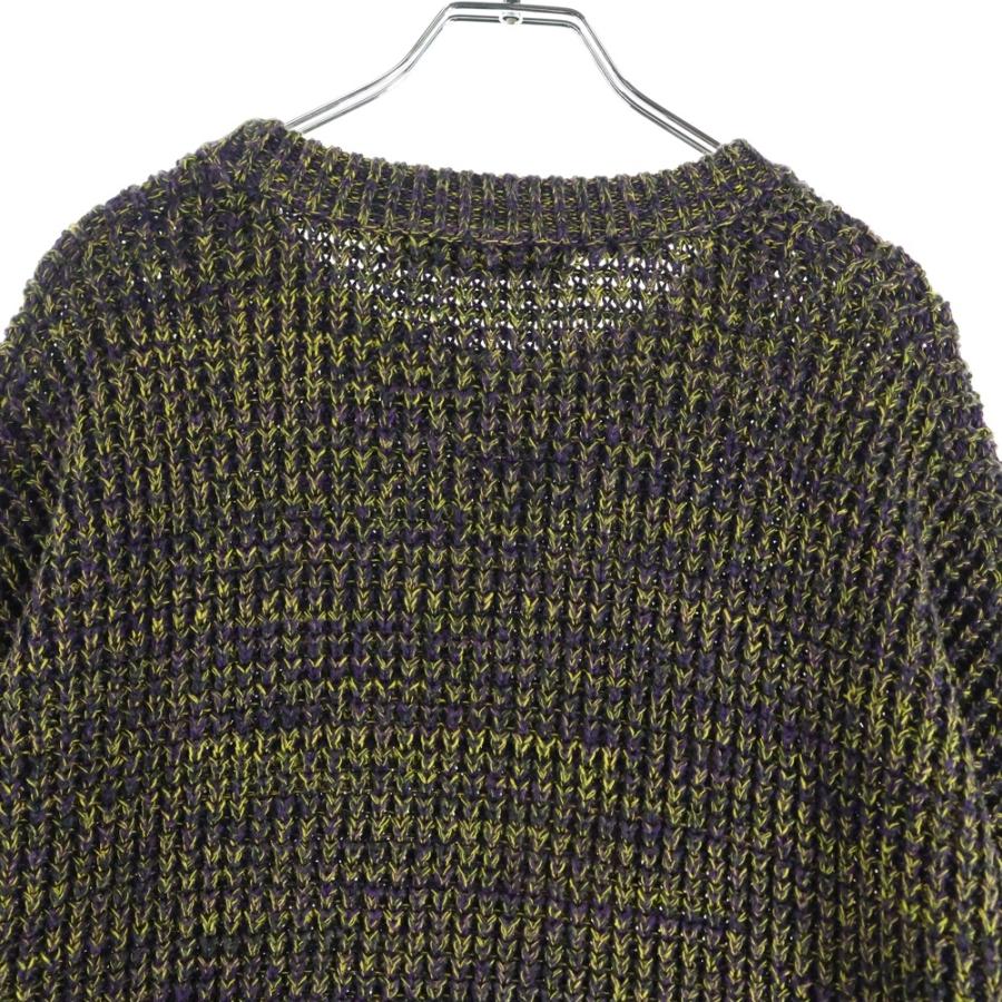 CABaN（キャバン） 20AW コットン カシミヤ ワッフルMIX クルーネック
