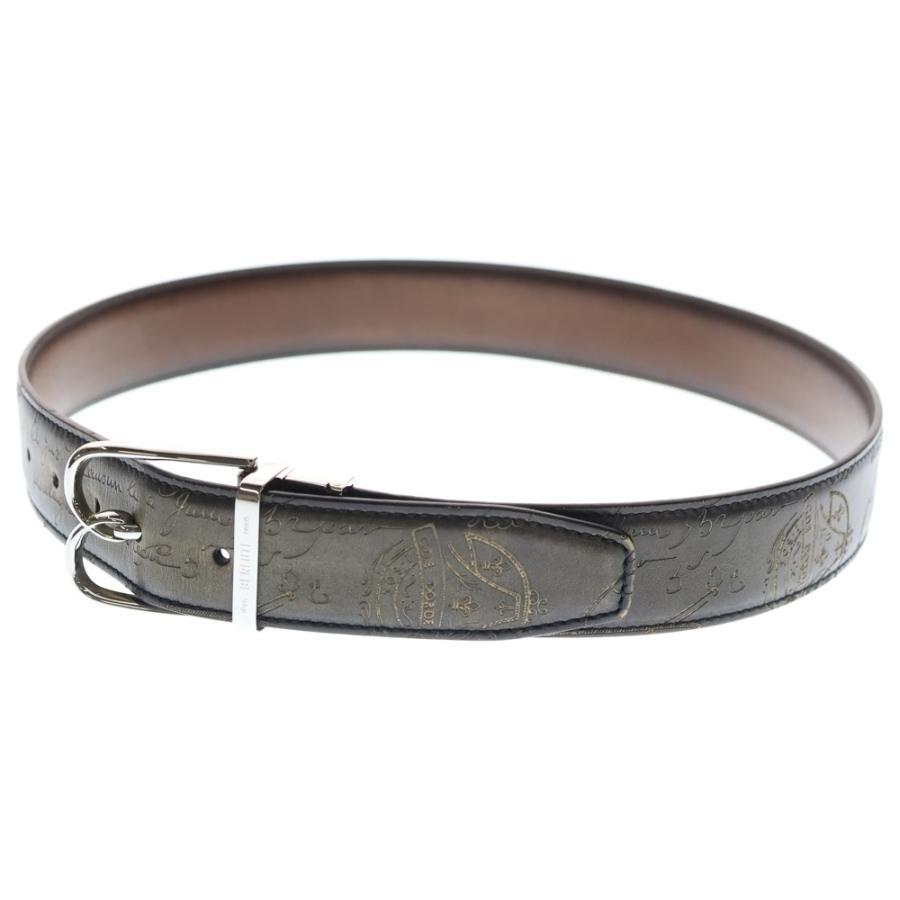 Berluti（ベルルッティ） カリグラフィ Bボリュートレザーベルト