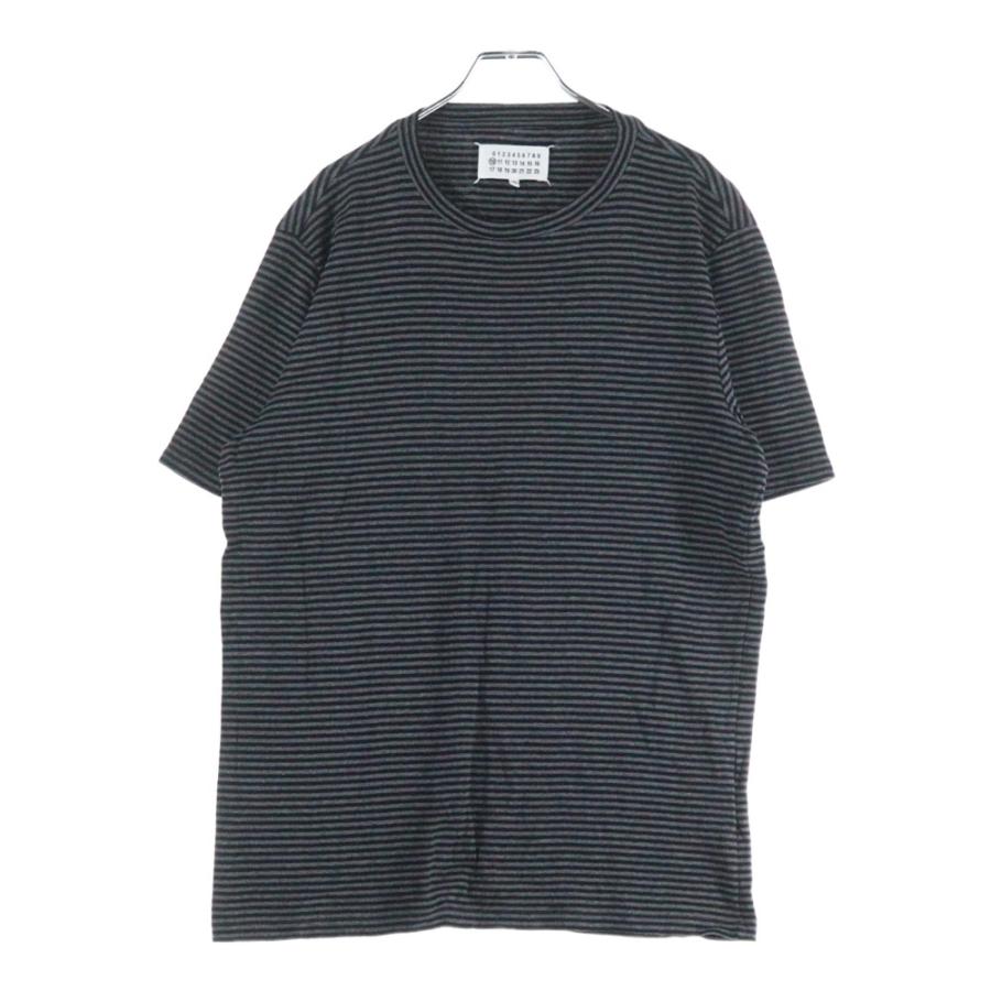 Maison Margiela ボーダー半袖Tシャツ Maison Margiela（メゾンマルジェラ） ボーダー柄 クルーネック 半袖T