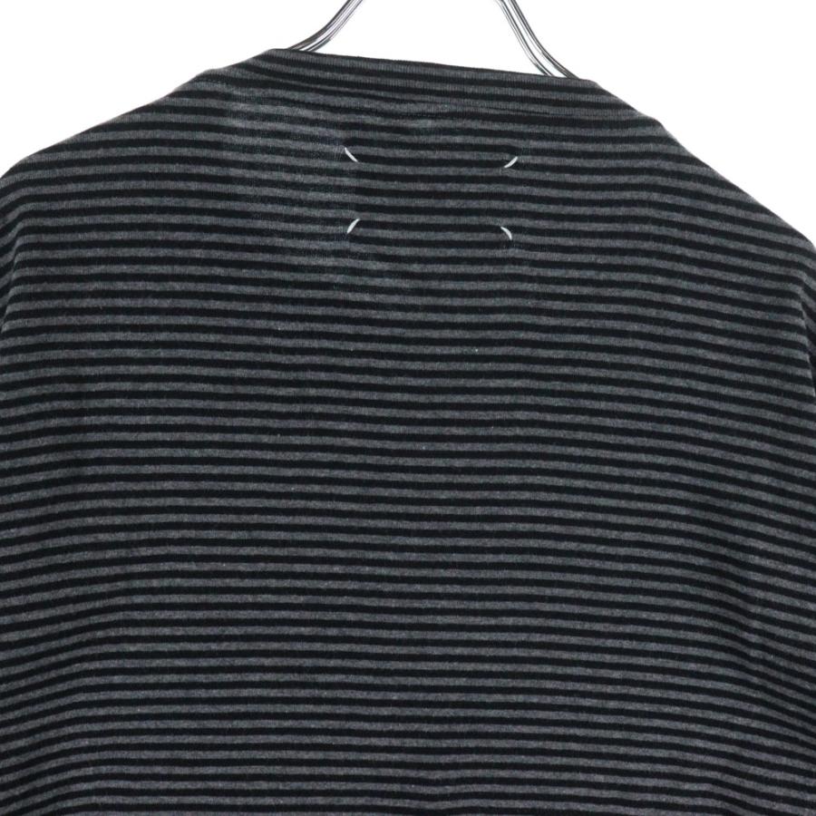 Maison Margiela ボーダー半袖Tシャツ Maison Margiela（メゾンマルジェラ） ボーダー柄 クルーネック 半袖T
