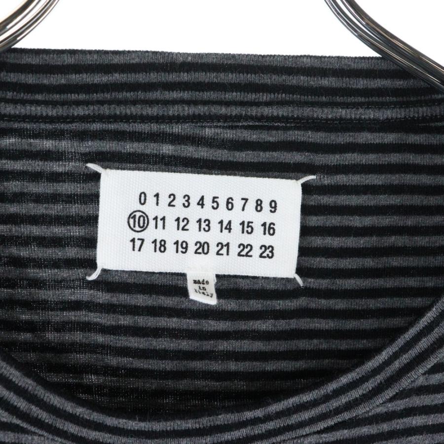 Maison Margiela（メゾンマルジェラ） ボーダー柄 クルーネック 半袖T