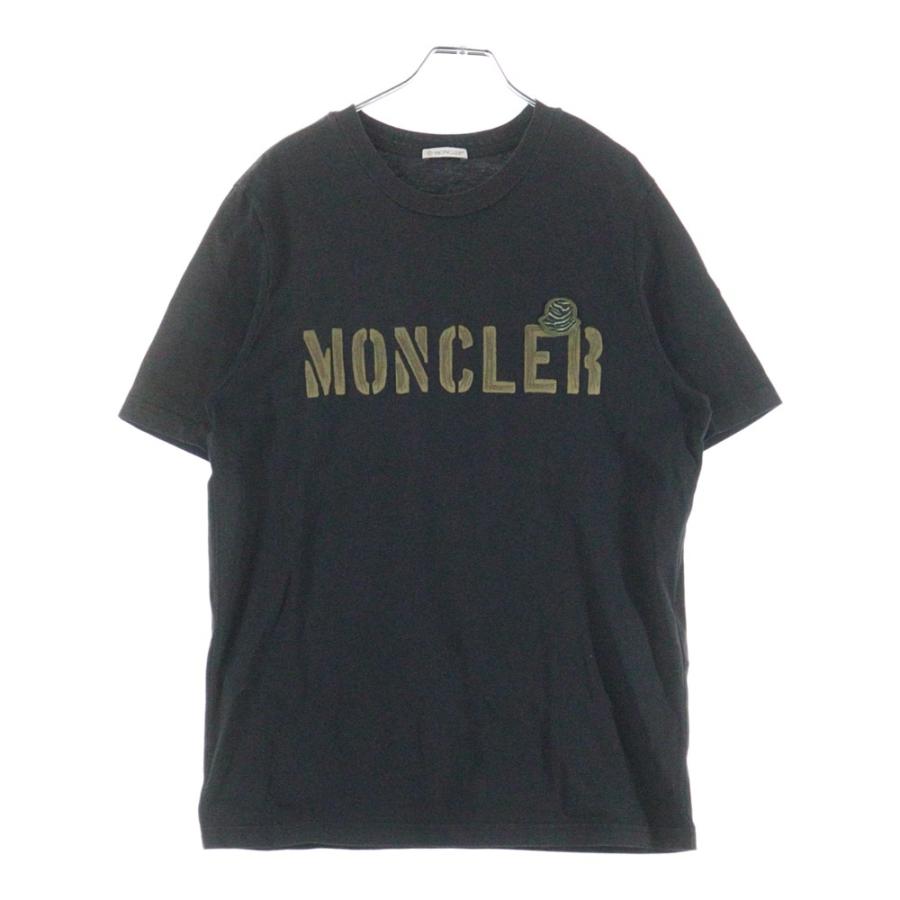 MONCLER（モンクレール） ロゴプリント クルーネック半袖Tシャツ