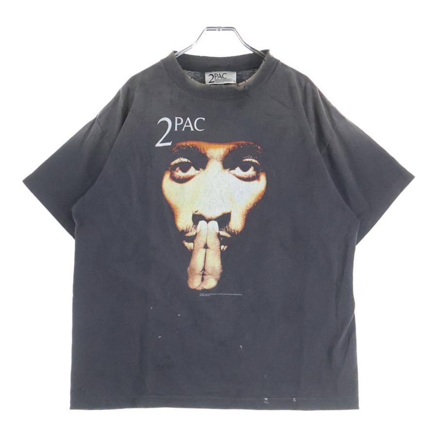 【バブリガ】25SS セントマイケル 2PATシャツ セントマイケル 25SS 2PAC 2PC_SS TEE ヴィンテージ加工両面プリント