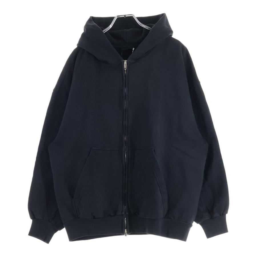 BALENCIAGA（バレンシアガ） フード刺繍ロゴ ジップアップパーカー