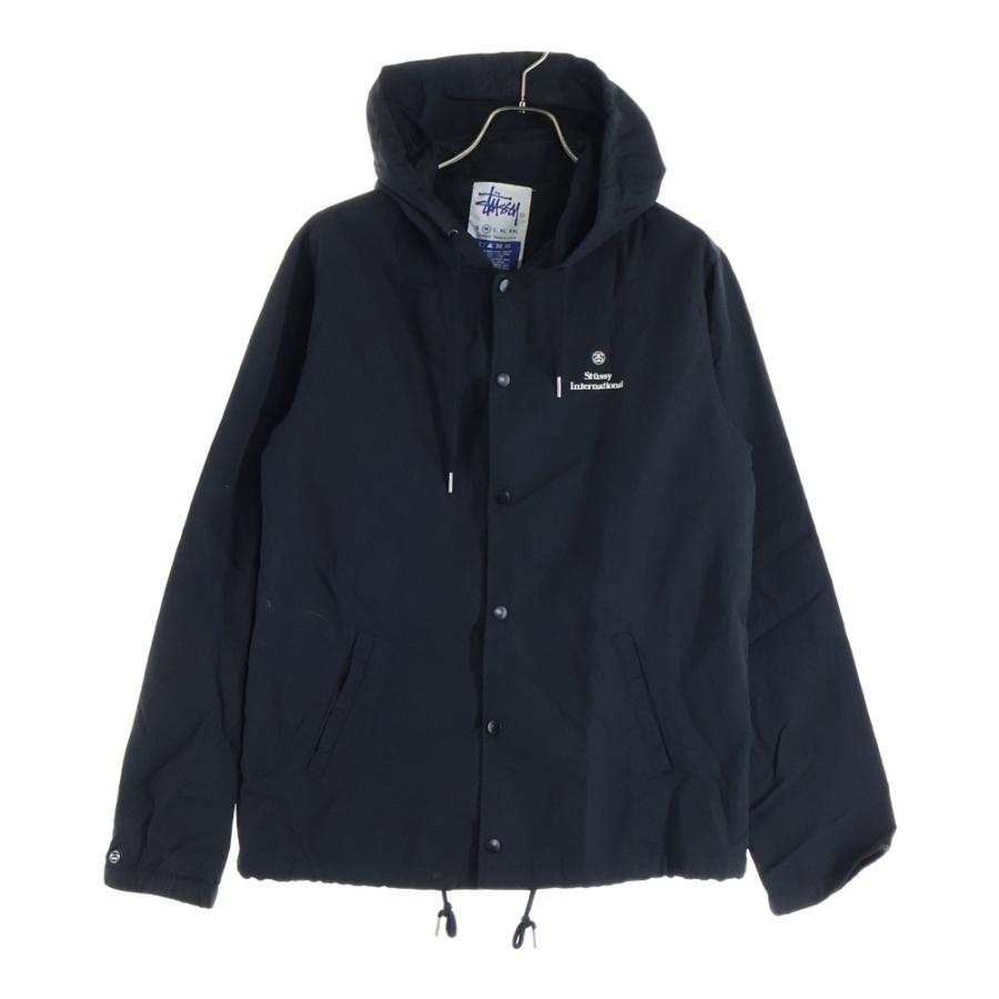 STUSSY（ステューシー） バックプリント フロントボタン フーデッド