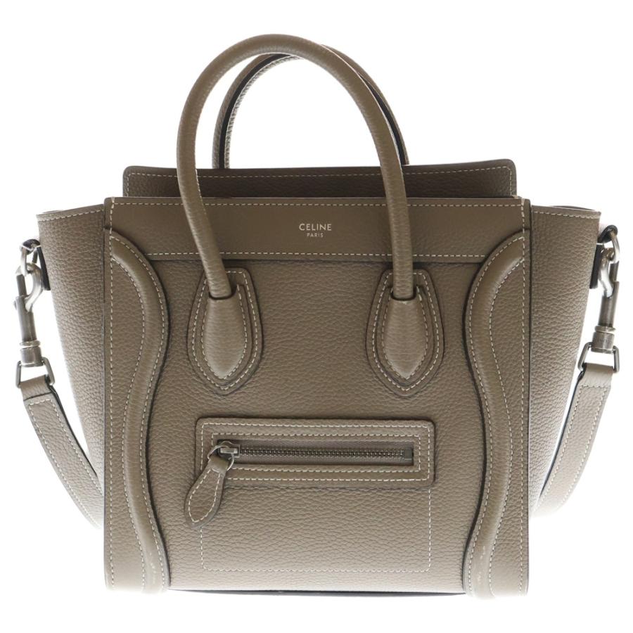 値段交渉化 美品 CELINE ラゲージ ナノ セリーヌ ショルダー CELINE（セリーヌ） ラゲージ ナノ ショッパー ショルダーバッグ