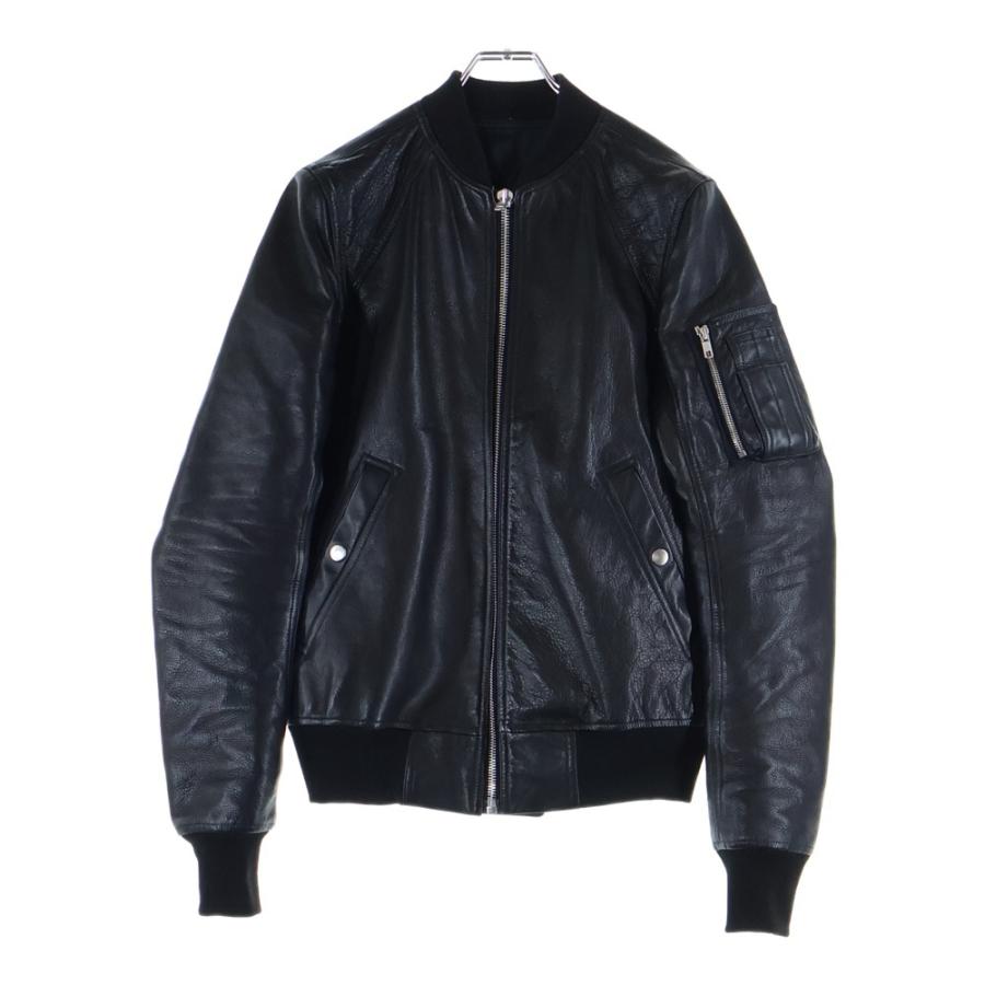 Rick Owens（リック・オウエンス） 16SS ジップアップ レザーボンバー