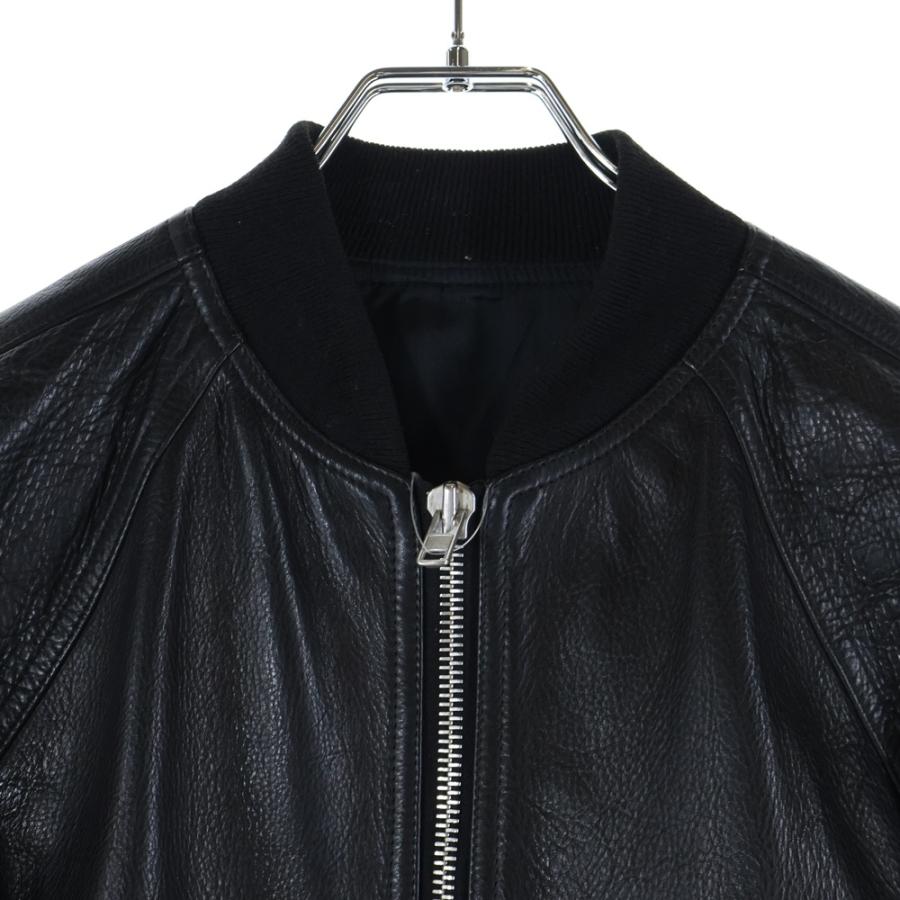 Rick Owens（リック・オウエンス） 16SS ジップアップ レザーボンバー