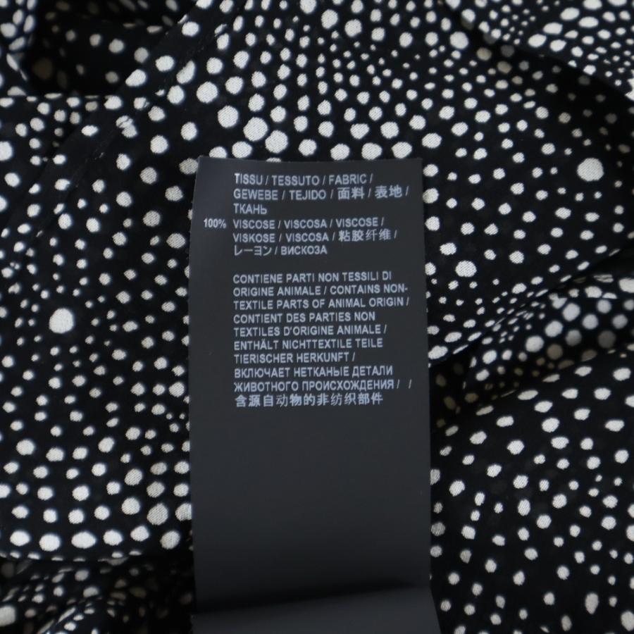 SAINT LAURENT PARIS サンローランパリ スパイラルドット レーヨン半袖