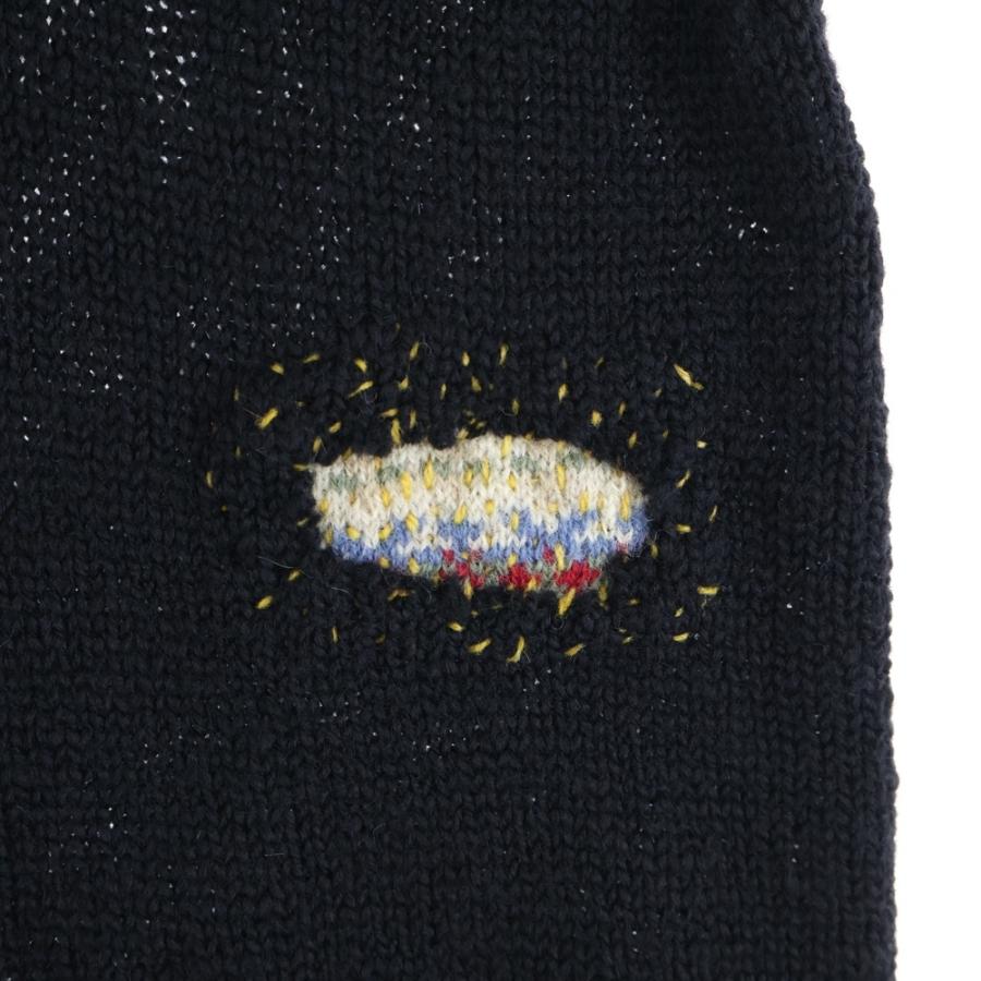 RAF SIMONS（ラフ シモンズ） 15AW デストロイニットベスト ブラック