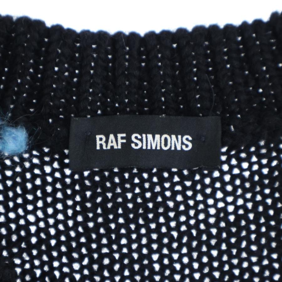 RAF SIMONS（ラフ シモンズ） 15AW デストロイニットベスト ブラック