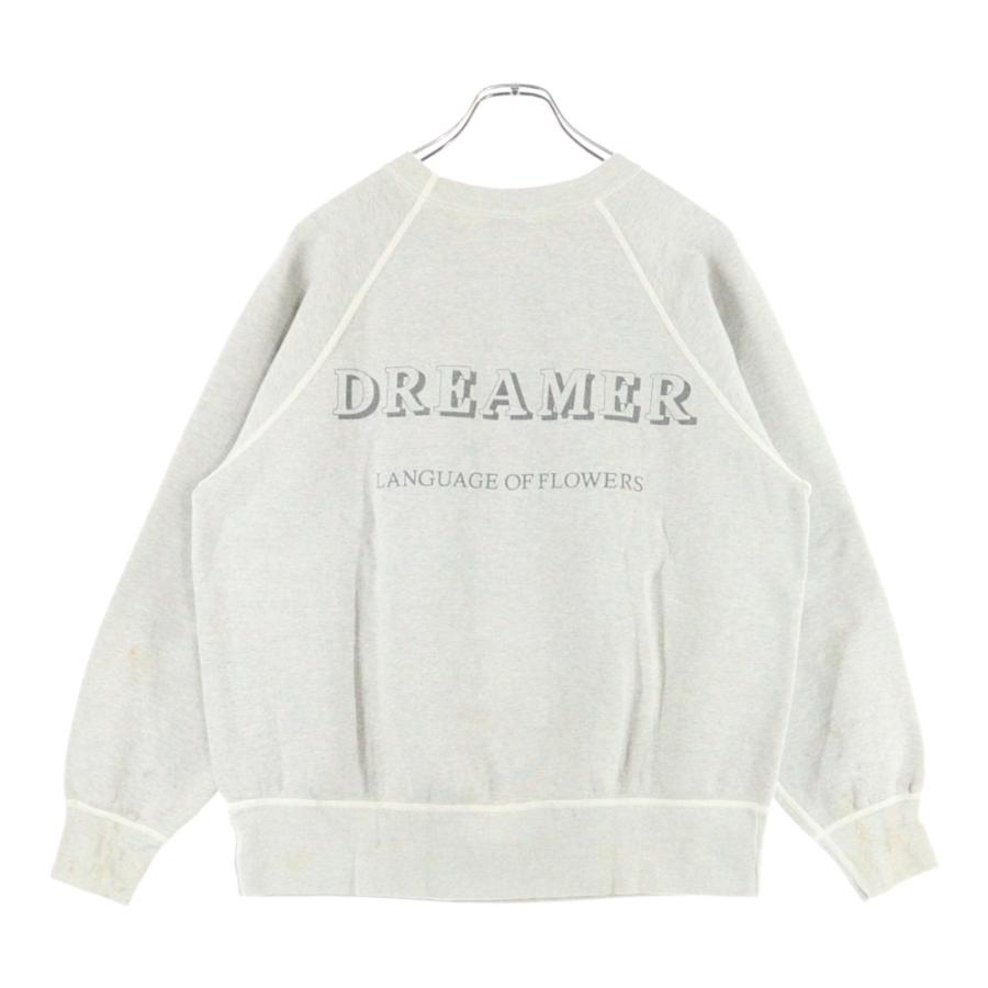 SAINT MICHAEL セントマイケル 24AW POPPY ヴィンテージ加工 クルー