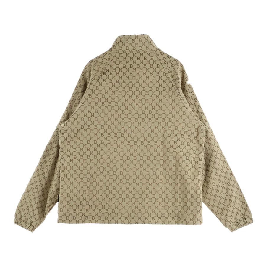 MOBB モブ MONOGRAM JACQUARD TRACK JACKET モノグラム ジャカード ジップアップトラックジャケット ベージュ ...