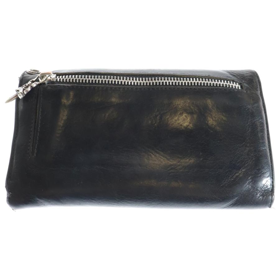 CHROME HEARTS（クロムハーツ） WAVE ウェーブ レザーウォレット 財布