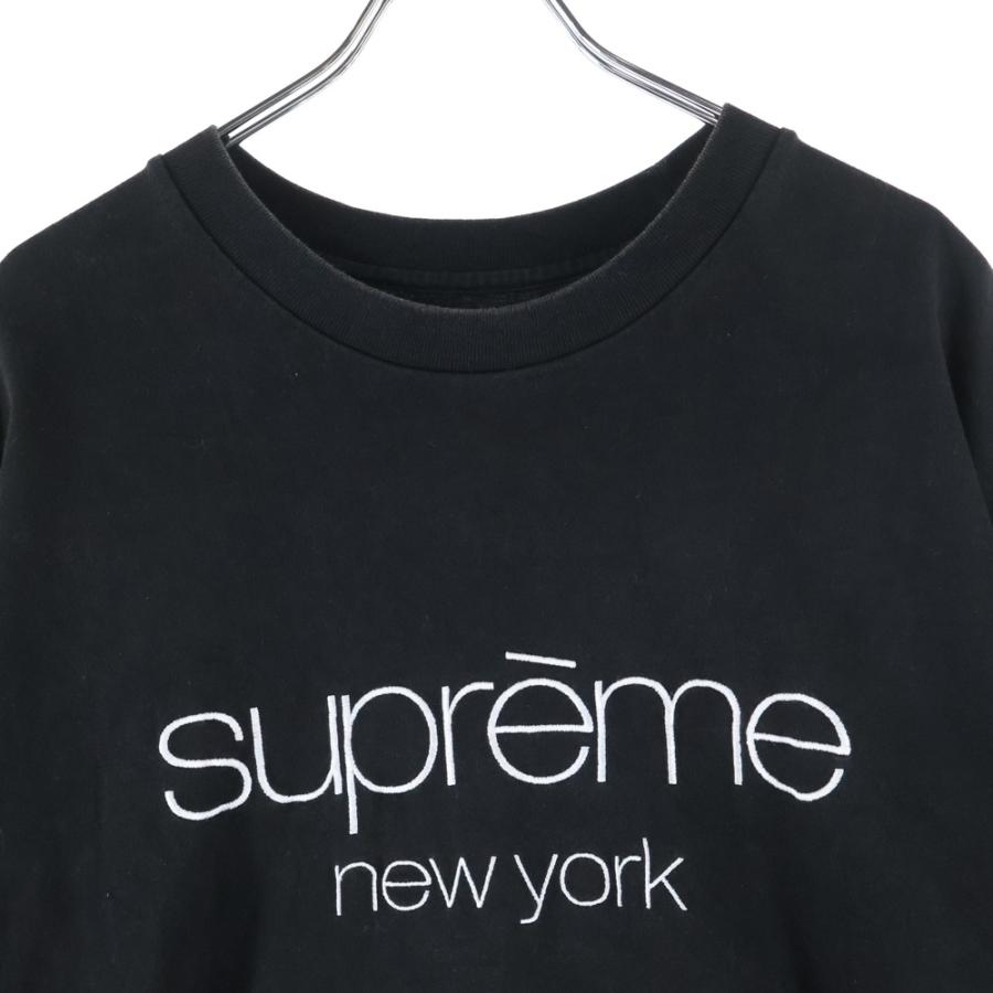 Supreme（シュプリーム） Classic Logo クラシック刺繍ロゴ クルー